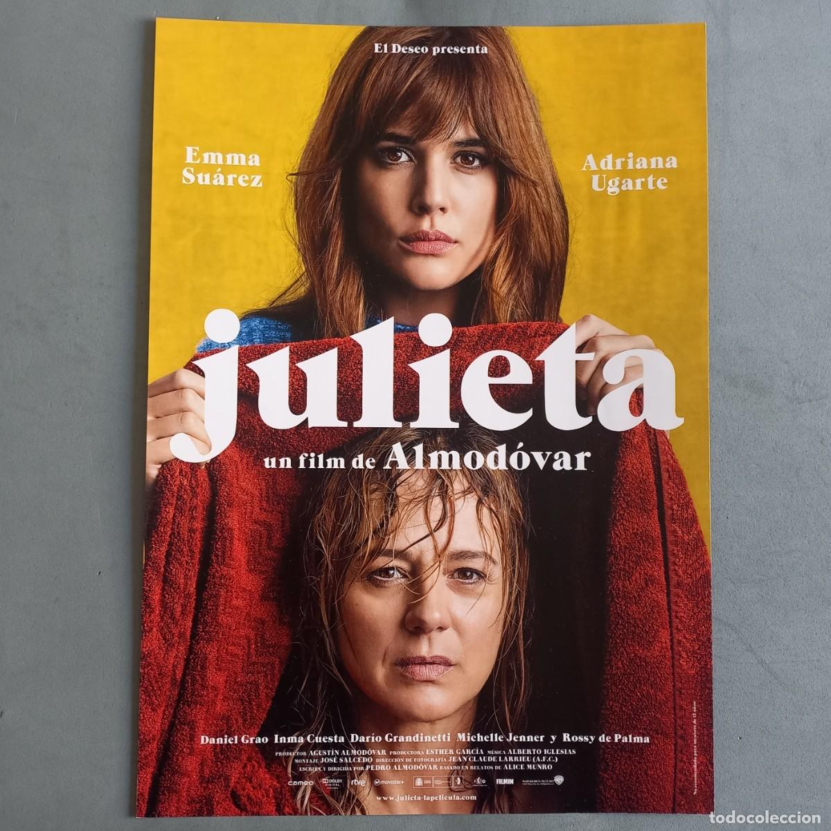 Cinema: JULIETA de Pedro Almod&oacute;var con Emma Su&aacute;rez, Adriana Ugarte, Daniel Grao, Inma Cuesta, Micelle Jenner