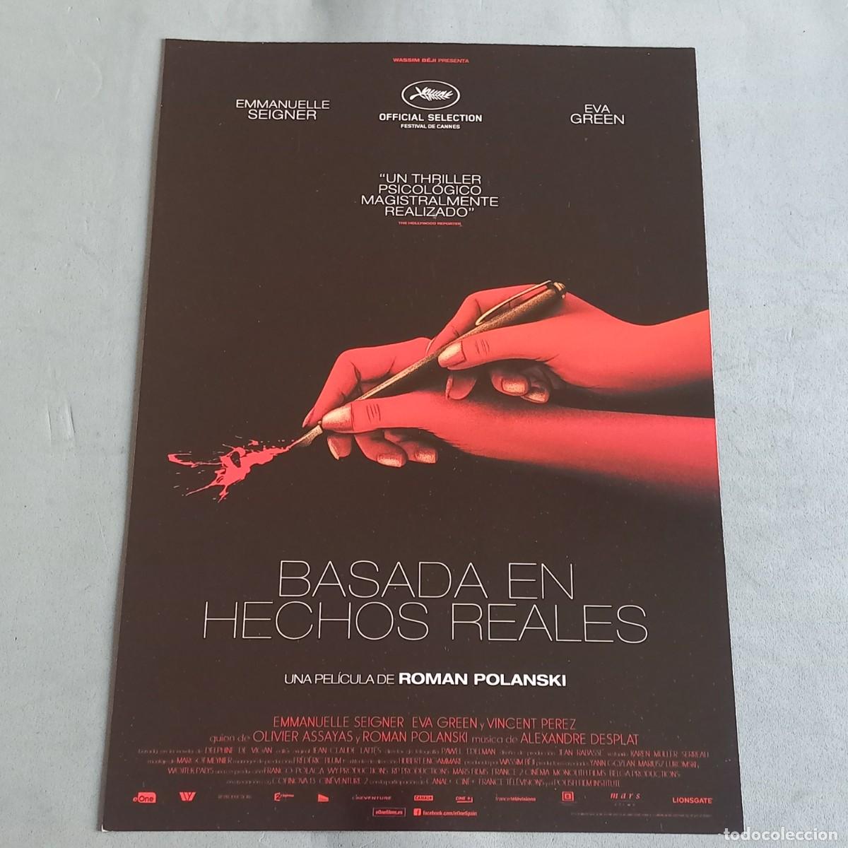 Cin&eacute;ma: BASADA EN HECHOS REALES de Roman Polanski con Emmanuelle Seigner, Eva Green, Vincent P&eacute;rez