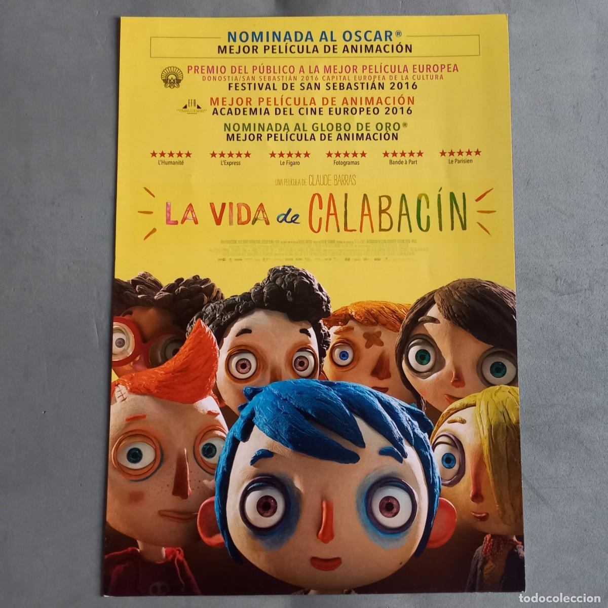 Cine: LA VIDA DE CALABACIN de Claude Barras, Rita Productions, Blue Spirit, G&eacute;b&eacute;ka Films