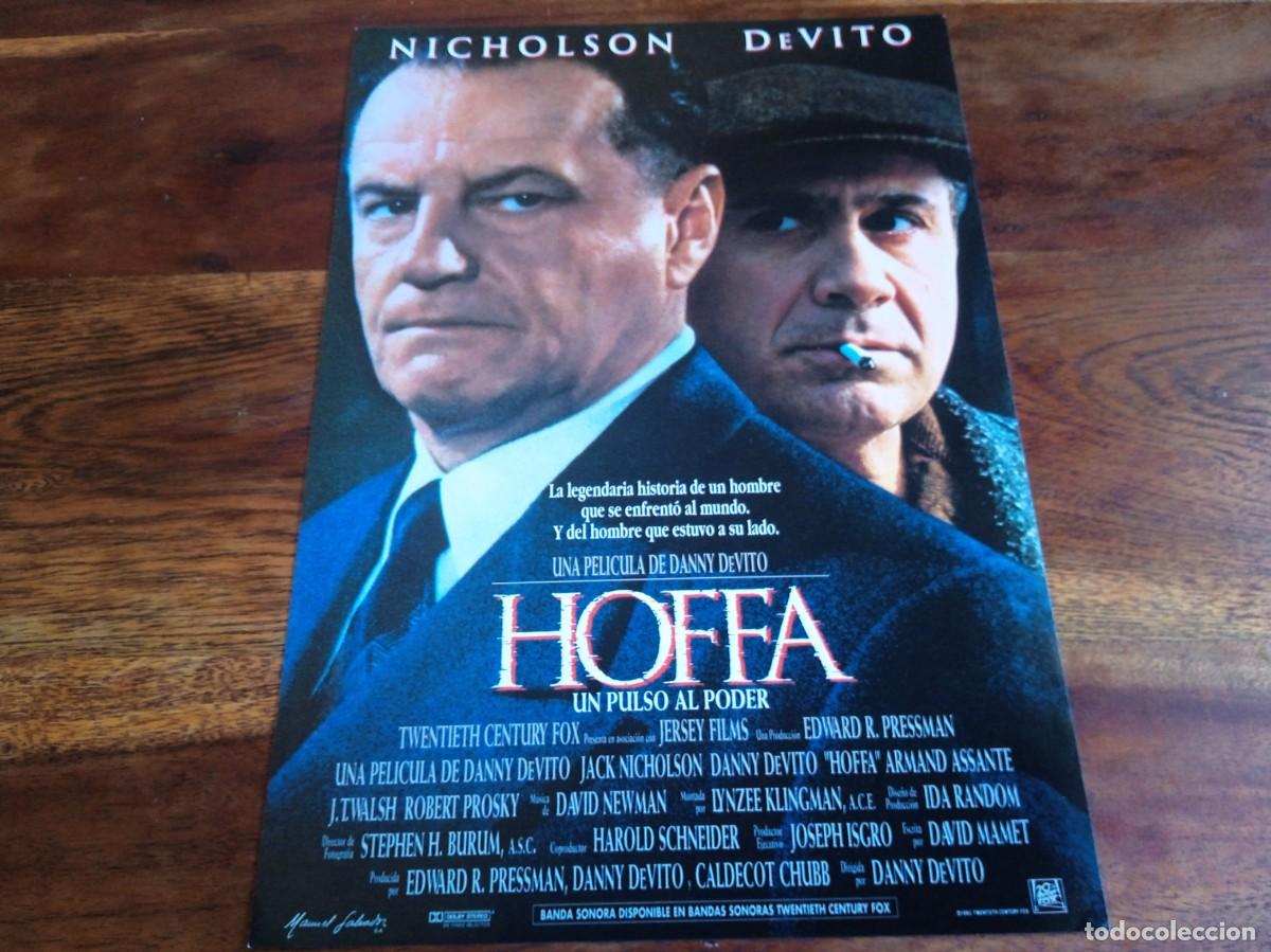 Cine: Hoffa un pulso al poder - Jack Nicholson, Danny deVito, Armand Assante - Guia original Fox 1992