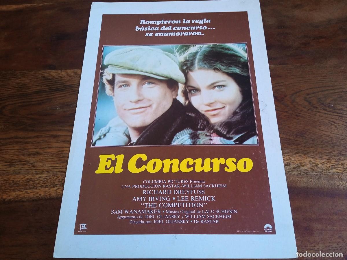 Cine: El Concurso - Richard Dreyfuss, Amy Irving, Lee Remick - Guia original Suevia 1980
