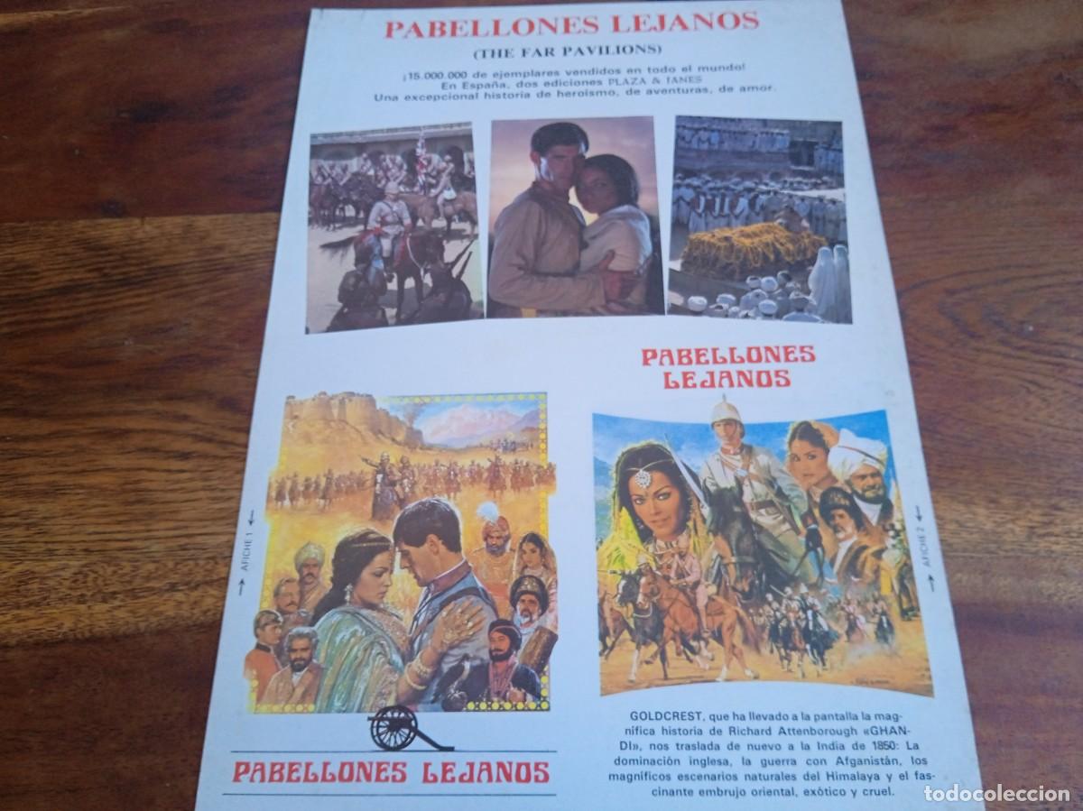 Cine: Pabellones lejanos - Ben Cross, Amy Irving, Omar Sharif, John Gielgud - Guia original Goldcrest 1984