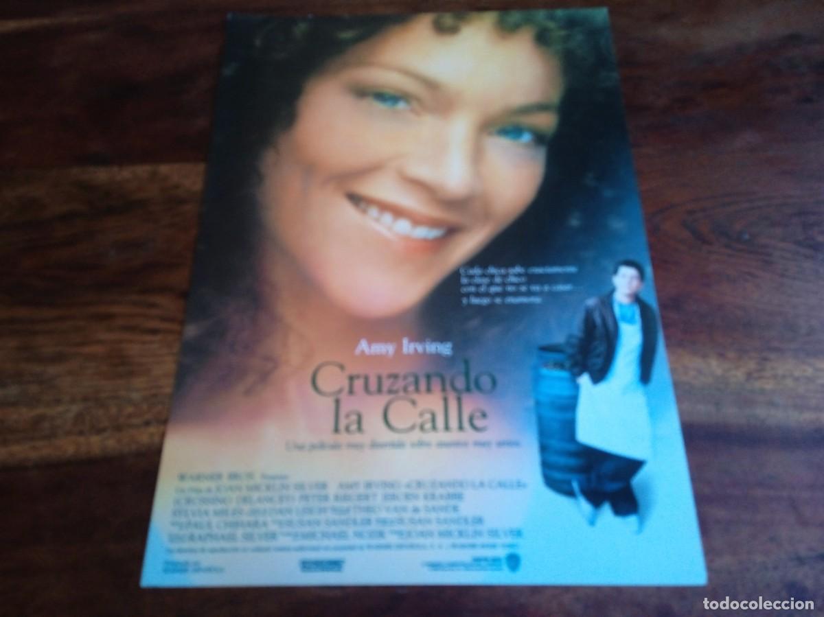 Cine: Cruzando la calle - Amy Irving, Peter Riegert, Jeroen Krabbe - Guia original Warner 1988