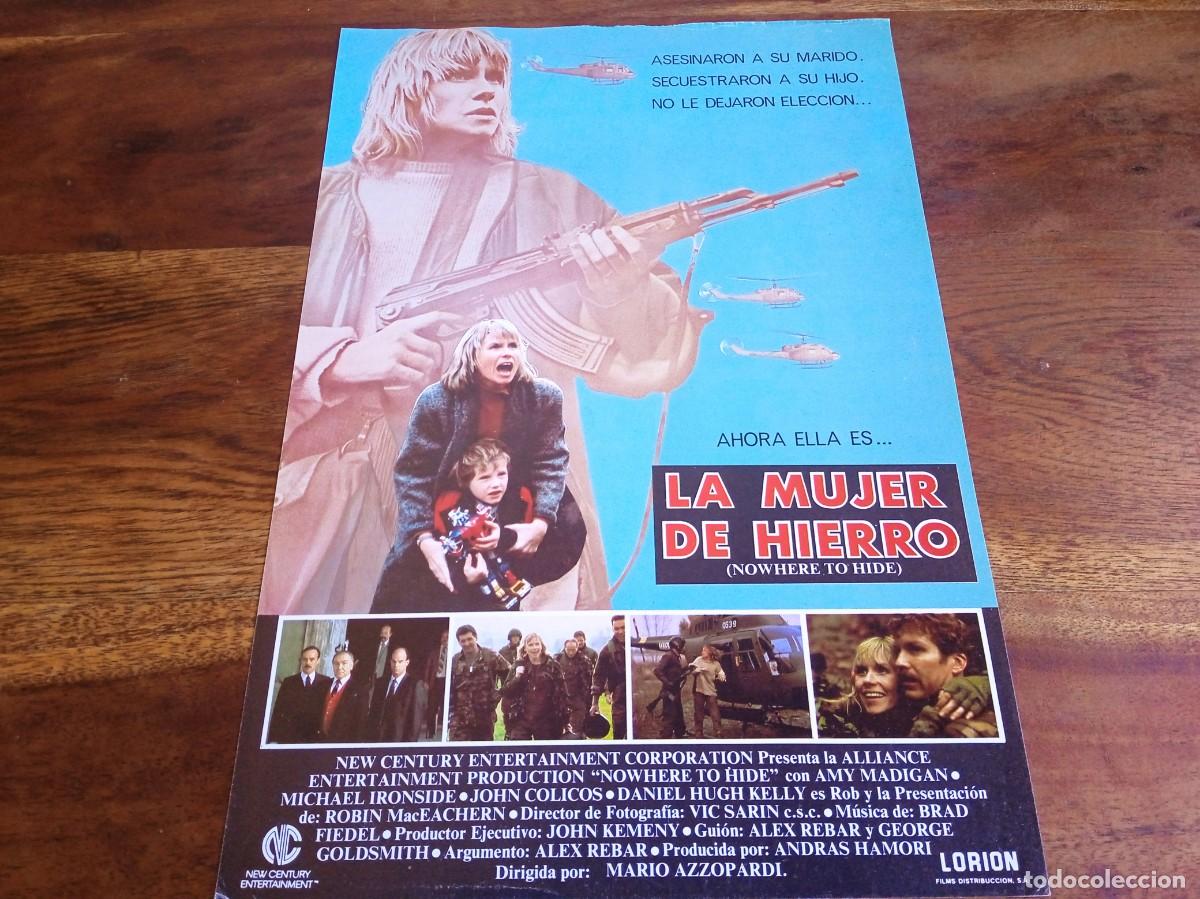 Cine: La Mujer de Hierro - Amy Madigan, Michael Ironside, John Colicos - Guia original Lorion 1987