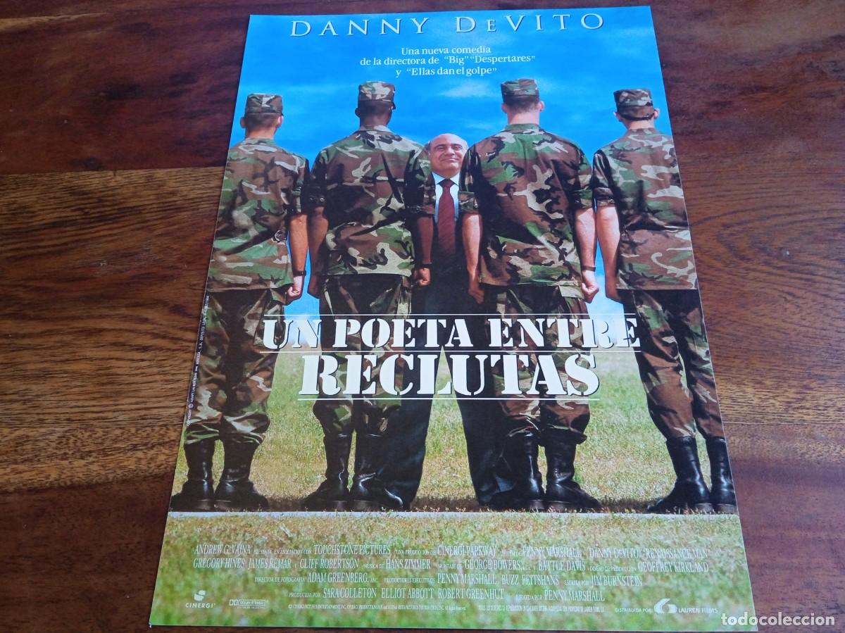 Cine: Un poeta entre reclutas - Danny DeVito, Gregory Hines, Penny Marshall - Guia original Lauren 1994