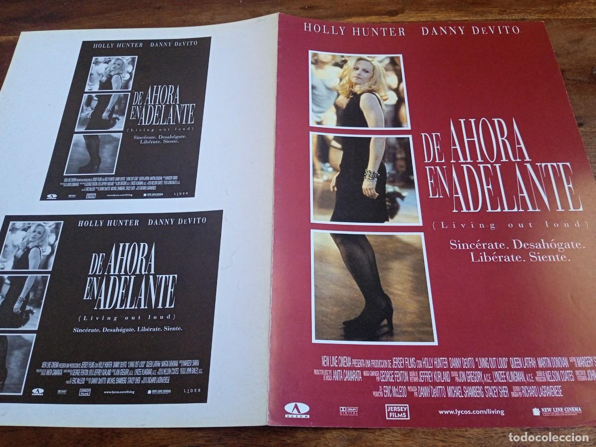Cine: De ahora en adelante - Holly Hunter, Danny DeVito, Queen Latifah - Guia original Aurum 1998