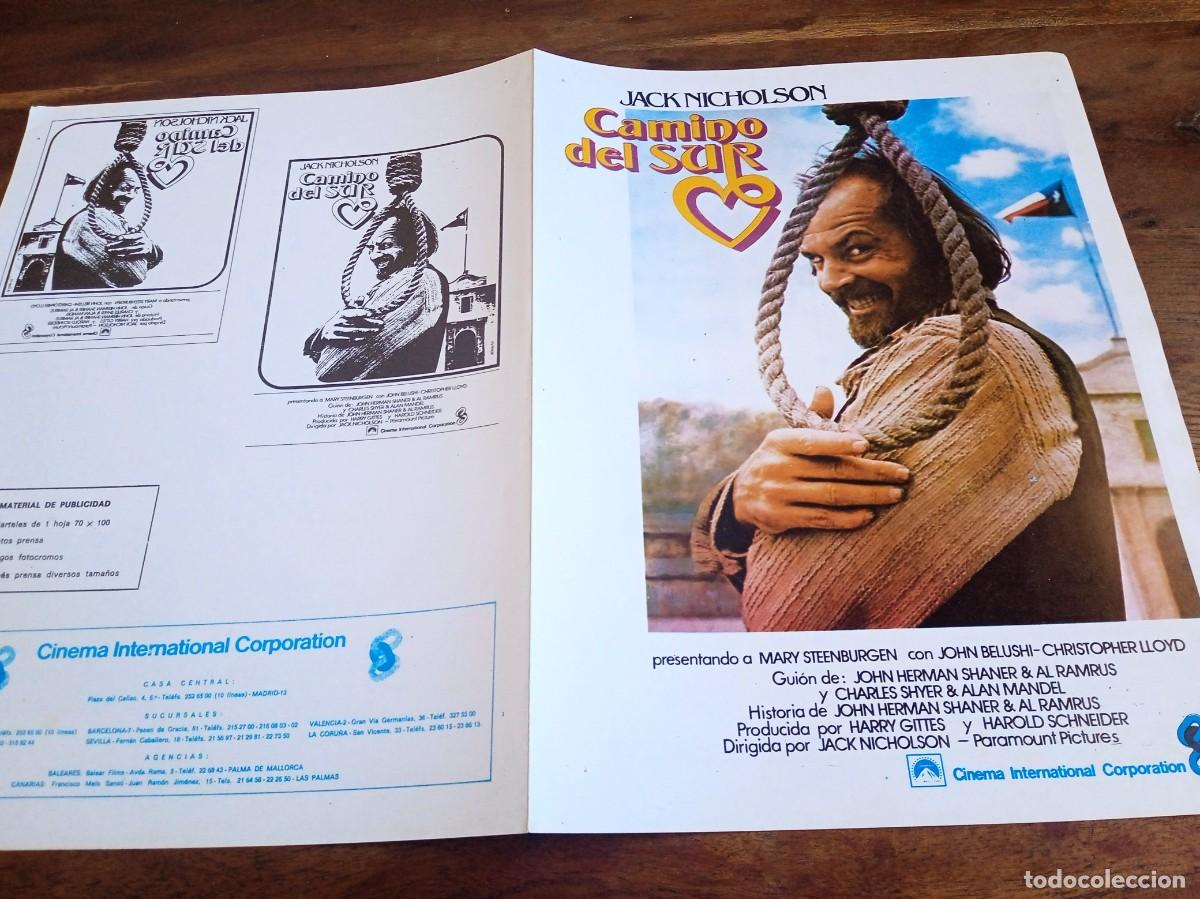 Cine: Camino del sur - Jack Nicholson, Mary Steenburgen, Christhoper Lloyd - Guia original C.I.C 1978