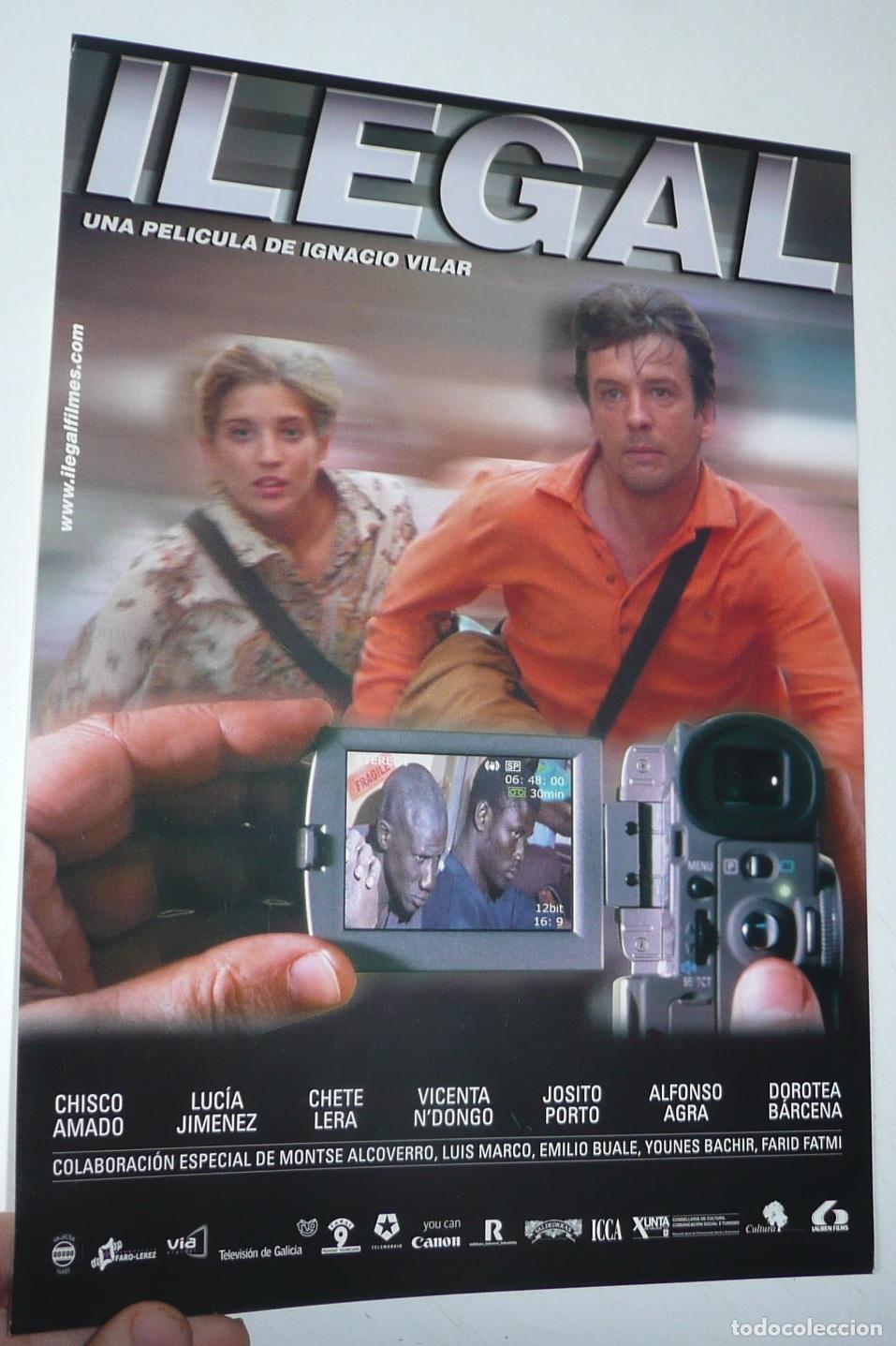 Cinema: Ilegal (Ignacio Vilar, 2003) Chisco Amado, Luc&iacute;a Jim&eacute;nez, Chete Lera, Vicenta N'Dongo, Josito Porto