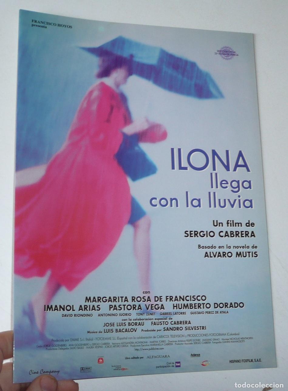 Kino: Ilona llega con la lluvia (Sergio Cabrera, 1996) Margarita Rosa de Francisco, Imanol Arias, Pastora