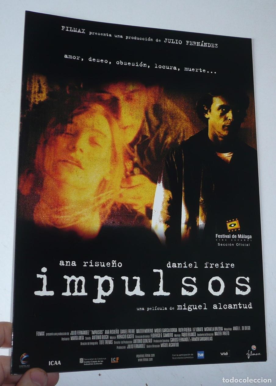 Cinema: Impulsos (Miguel Alcantud, 2002) Gu&iacute;a de cine. Ana Risue&ntilde;o, Daniel Freire