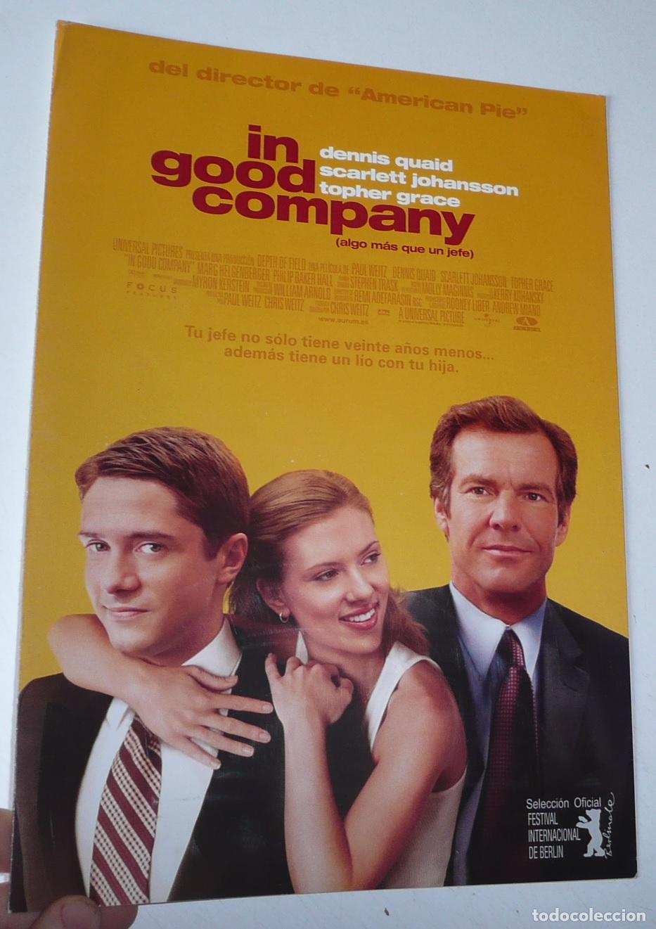 Kino: In good company (Algo m&aacute;s que un jefe) (Paul Weitz, 2004) Dennis Quaid, Scarlett Johansson