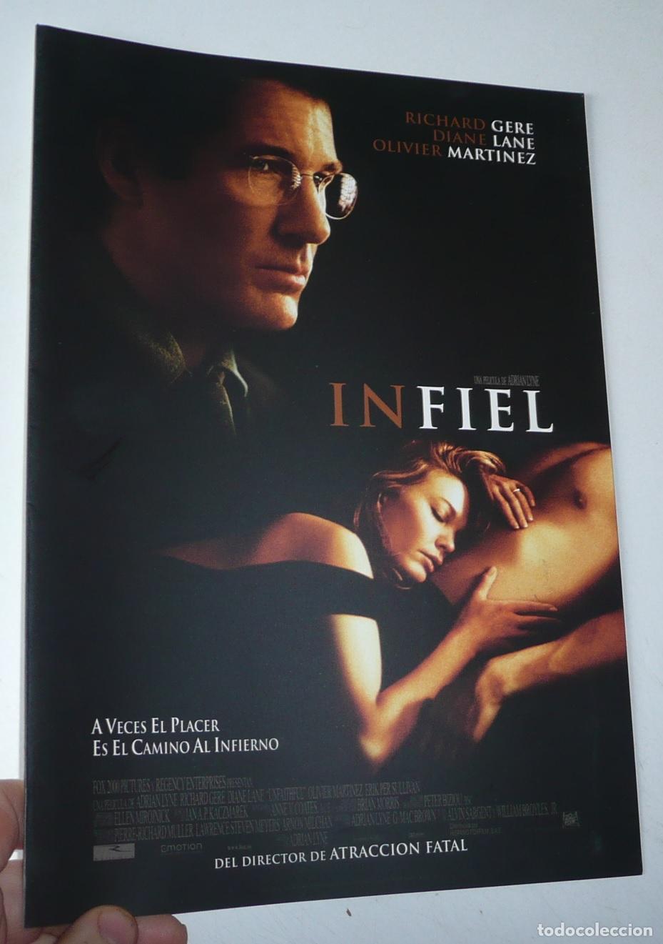 Cinema: Infiel (Adrian Lyne, 2002) Richard Gere, Diane Lane, Olivier Mart&iacute;nez, Erik Per Sullivan, Chad Lowe