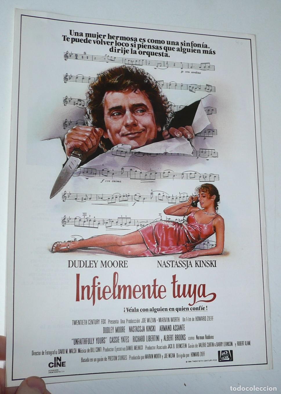Kino: Infielmente tuya (Howard Zieff, 1984) Dudley Moore, Nastassja Kinski, Armand Assante, Albert Brooks