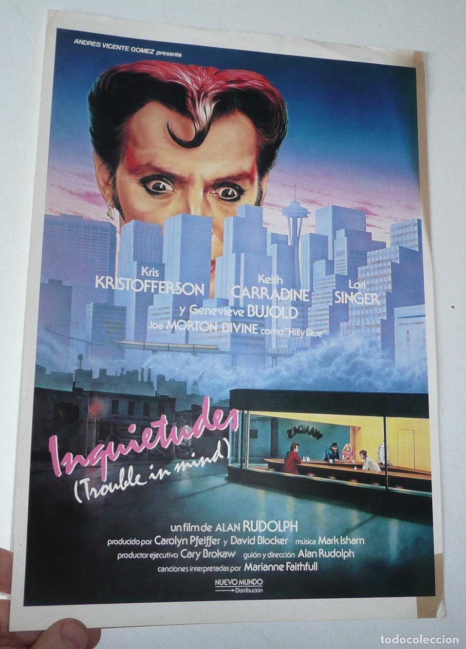 Kino: Inquietudes (Alan Rudolph, 1985) Kris Kristofferson, Lori Singer, Keith Carradine, Genevi&egrave;ve Bujold