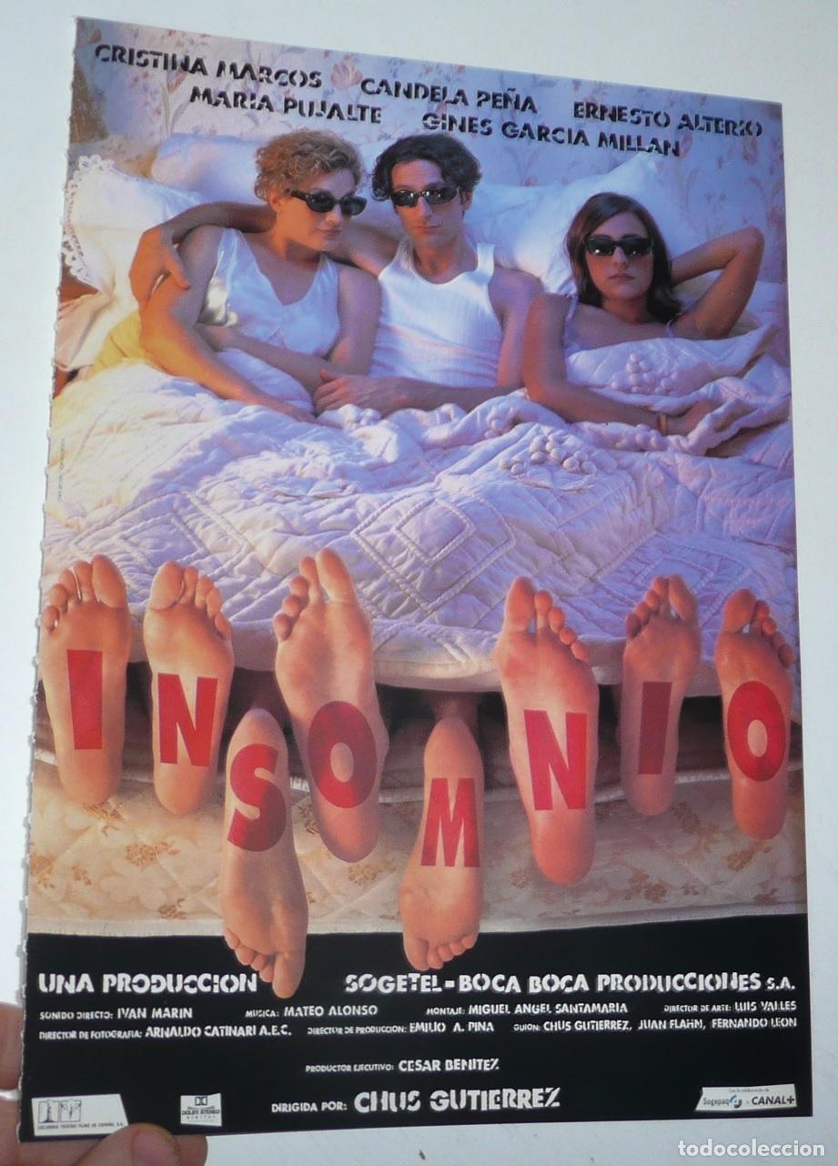 Cinema: Insomnio (Chus Guti&eacute;rrez, 1997) Gu&iacute;a de cine. Cristina Marcos, Candela Pe&ntilde;a, Ernesto Alterio