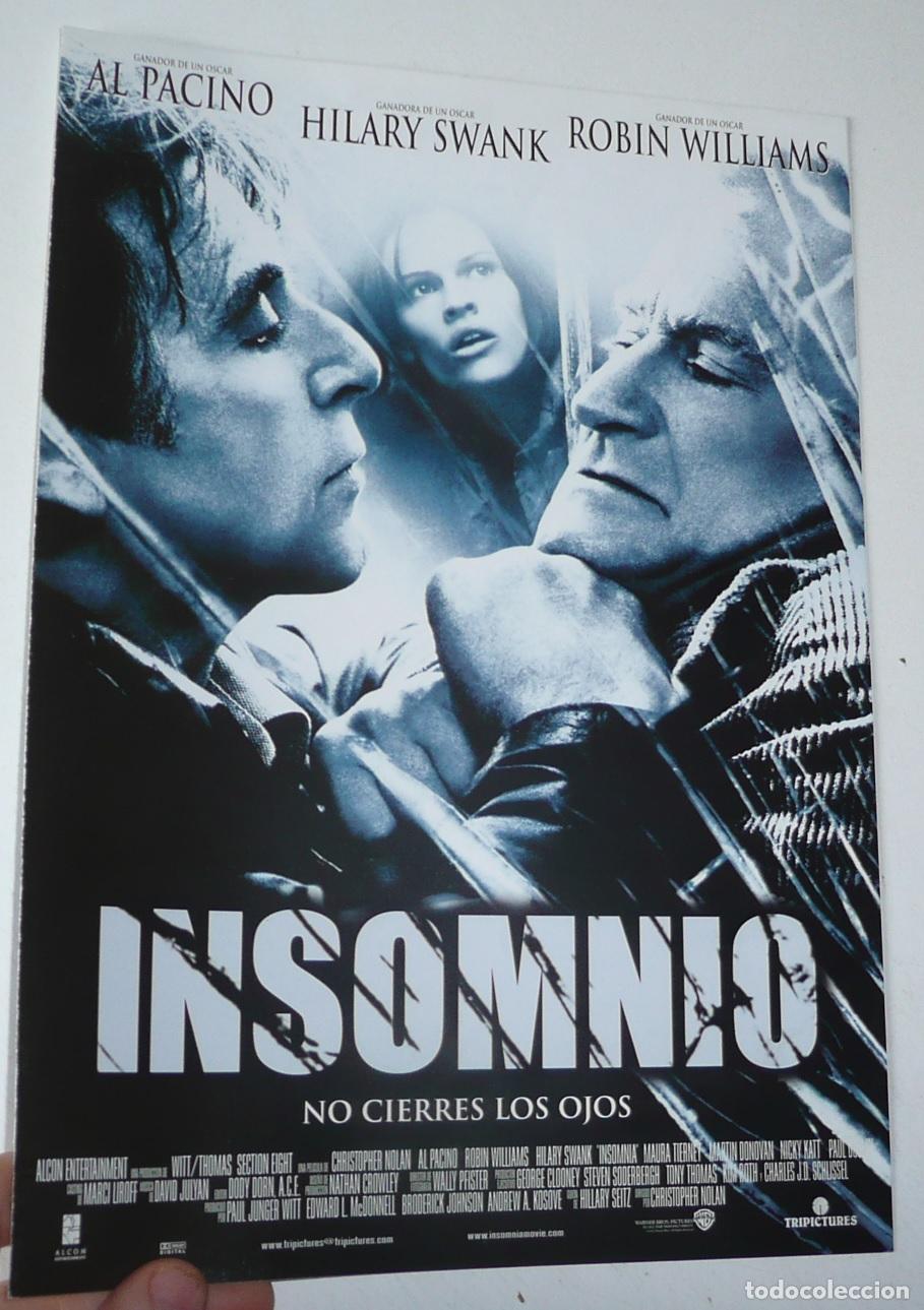 Cinema: Insomnio: No cierres los ojos (Christopher Nolan, 2002) Al Pacino, Robin Williams, Hilary Swank