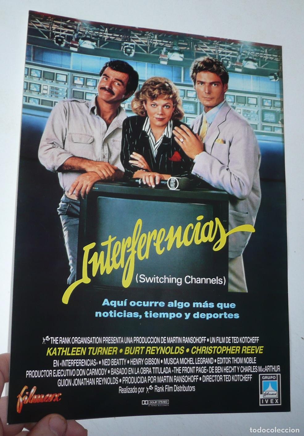 Cinema: Interferencias (Ted Kotcheff, 1988) Gu&iacute;a de cine. Kathleen Turner, Burt Reynolds, Christopher Reeve