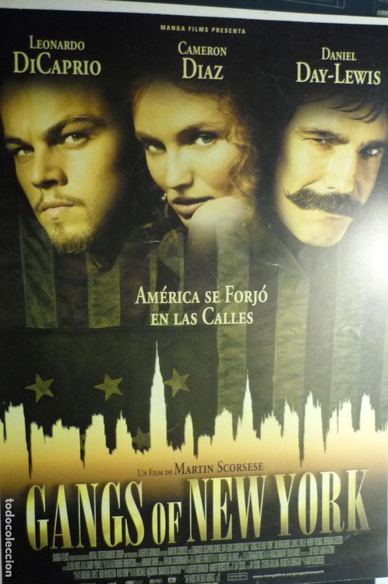 Cin&eacute;ma: guia gangs of new york .- leonardo di caprio