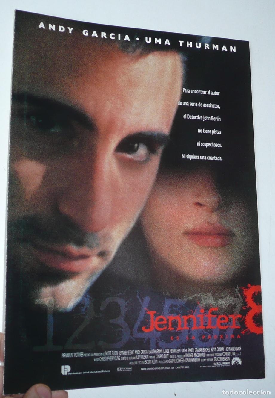 Cinema: Jennifer 8 (Bruce Robinson, 1992) Andy Garc&iacute;a, Uma Thurman, John Malkovich, Lance Henriksen