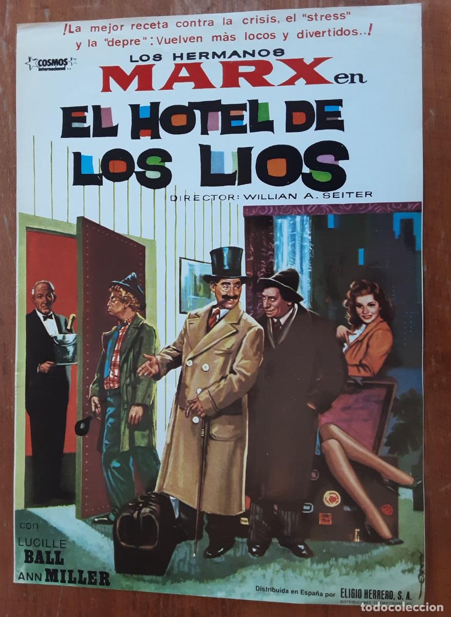 Cinema: EL HOTEL DE LOS LIOS, LOS HERMANOS MARX, LUCILLE BALL, ANN MILLER.