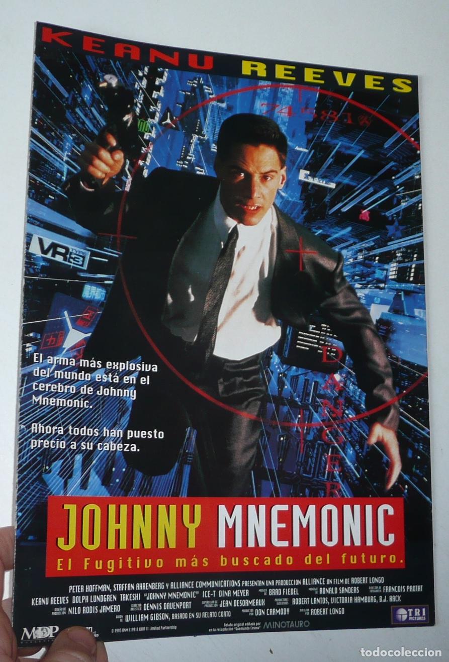 Cinema: Johnny Mnemonic (Robert Longo, 1995) Gu&iacute;a de cine. Keanu Reeves, Dina Meyer, Ice-T