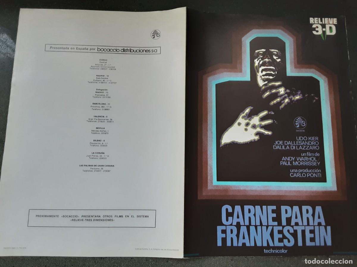 Cinema: CARNE PARA FRANKESTEIN, UDO KIER, JOE DALLESANDRO.