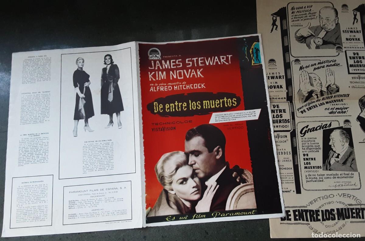 Cinema: DE ENTRE LOS MUERTOS / VERTIGO, JAMES STEWART, KIM NOVAK.