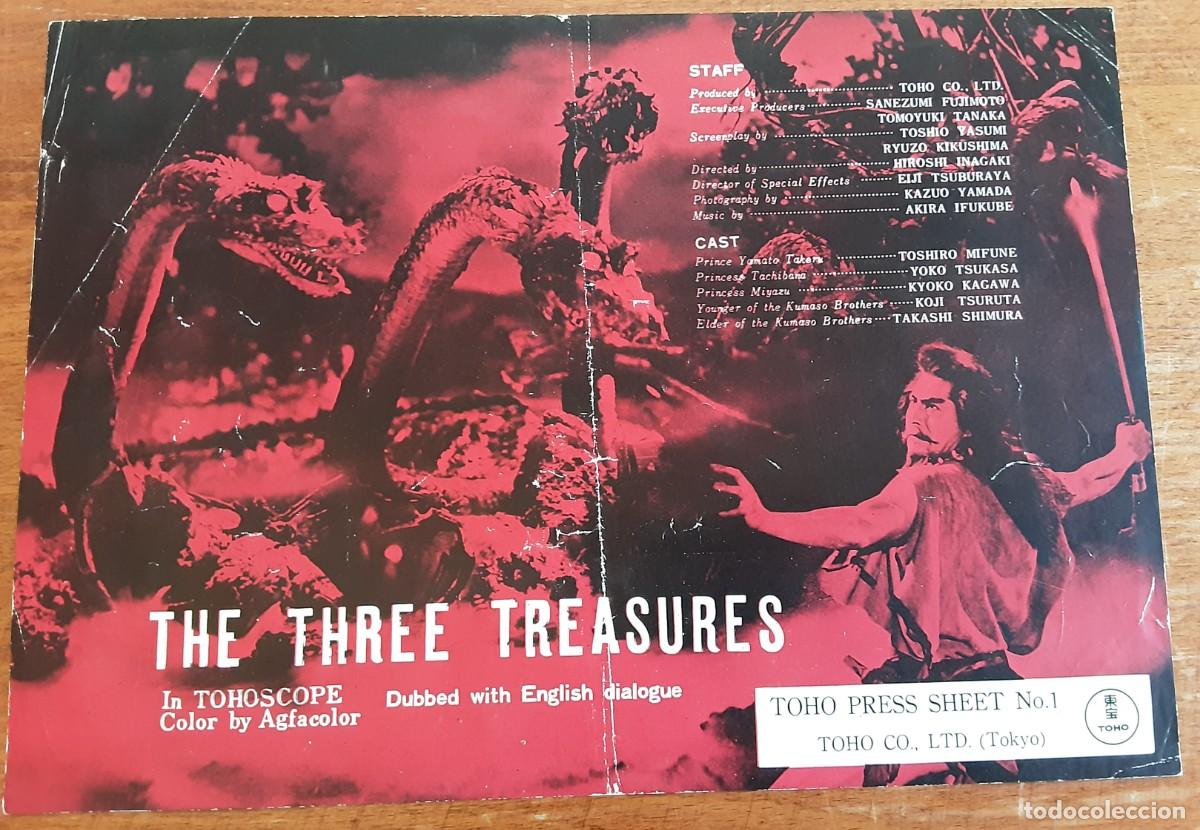 Cinema: THE THREE TREASURES (LOS TRES TESOROS), TOSHIRO MIFUNE. GU&Iacute;A INGLESA