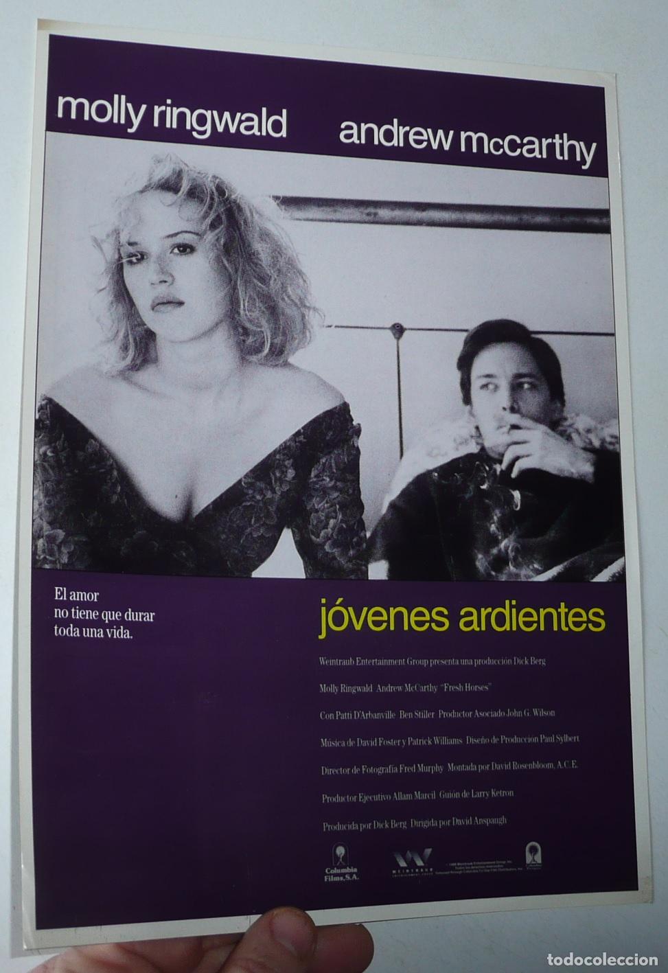 Cin&eacute;ma: J&oacute;venes ardientes (David Anspaugh, 1988) Gu&iacute;a de cine. Molly Ringwald, Andrew McCarthy, Ben Stiller