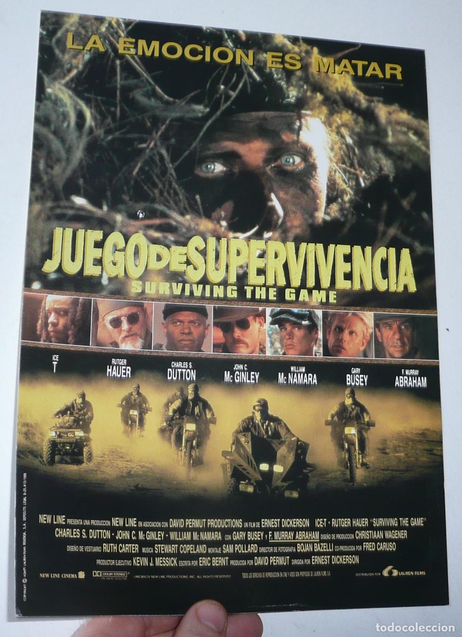Cinema: Juego de supervivencia (Ernest R. Dickerson, 1994) Ice-T, Rutger Hauer, Charles S. Dutton