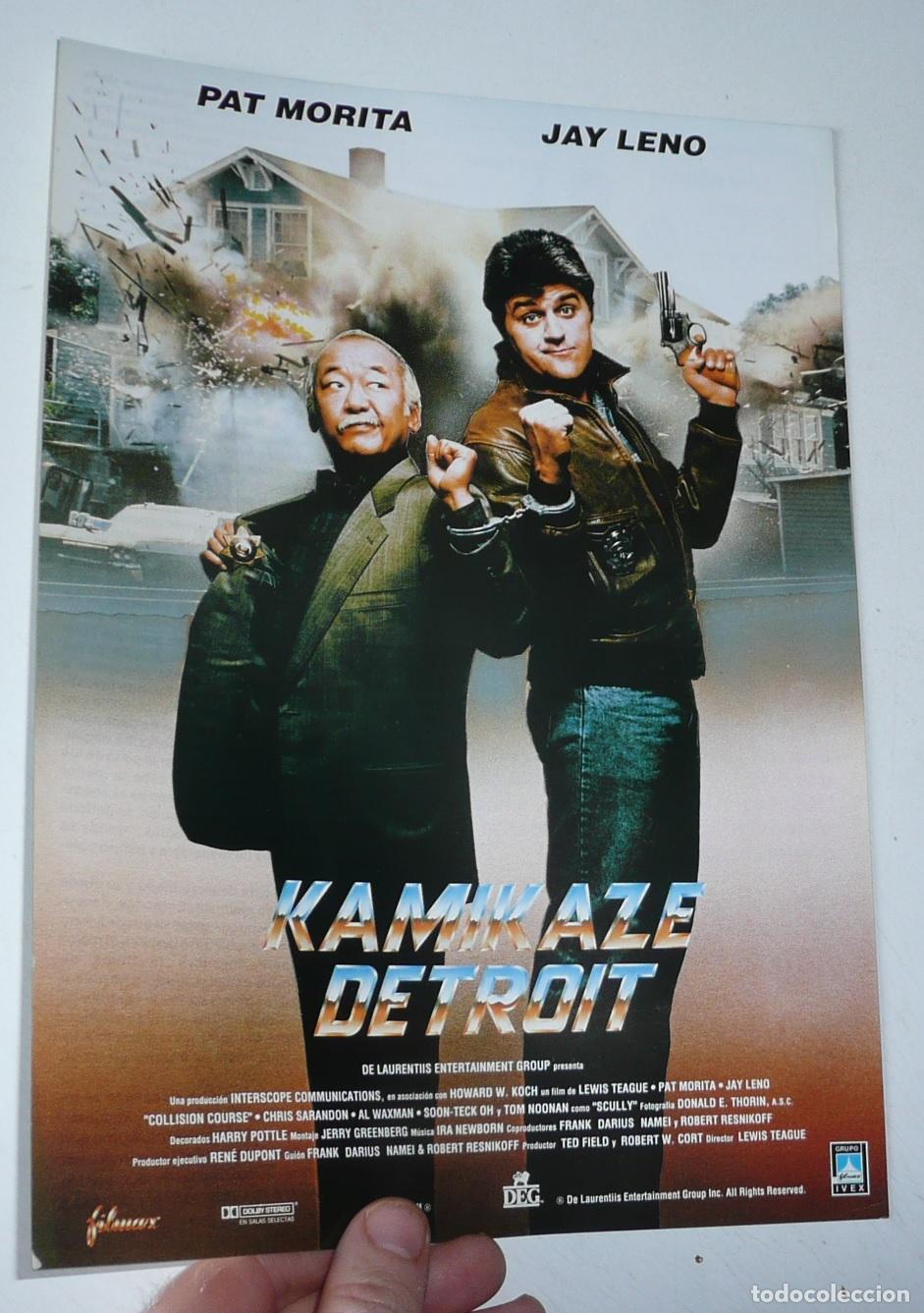 Cinema: Kamikaze Detroit (Lewis Teague, 1989) Gu&iacute;a de cine. Pat Morita, Jay Leno, Chris Sarandon, Al Waxman