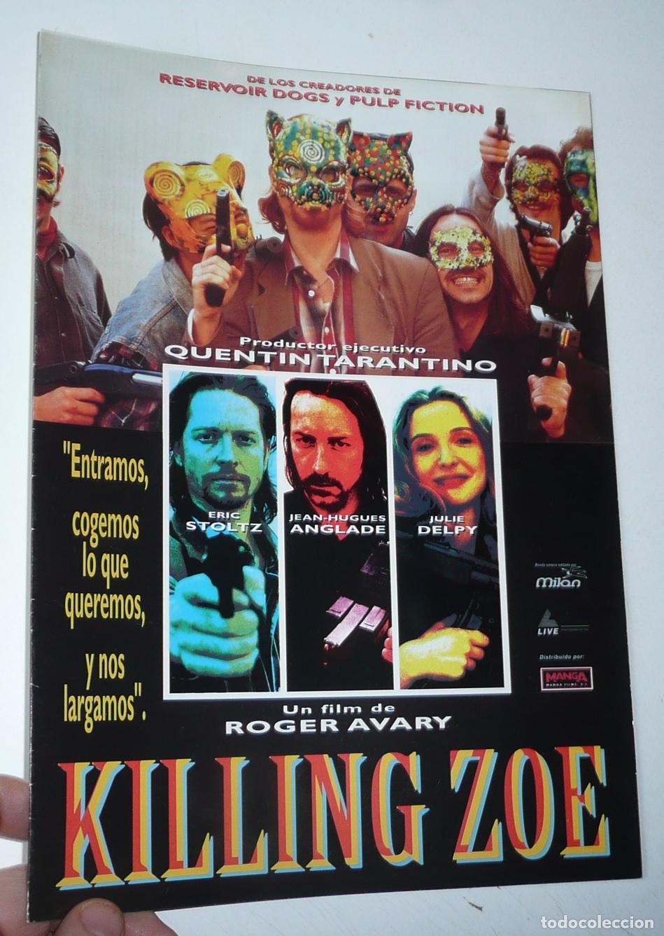 Kino: Killing Zoe (Roger Avary, 1994) Gu&iacute;a de cine. Eric Stoltz, Julie Delpy, Jean-Hugues Anglade