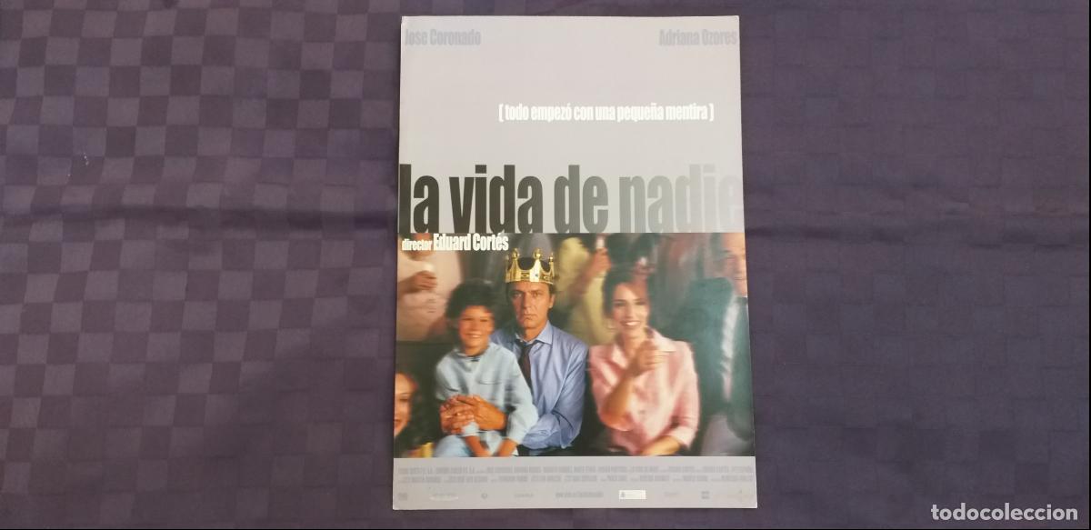 Cine: GUIA SIMPLE: LA VIDA DE NADIE. JOSE CORONADO, ADRIANNA OZORES
