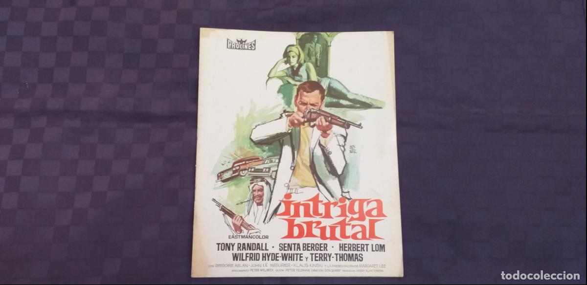 Kino: GUIA. 8 p&aacute;ginas. INTRIGA BRUTAL. Con: TONY RANDALL, SENTA BERGER, KLAUS KINSKI. DIR DON SHARP.