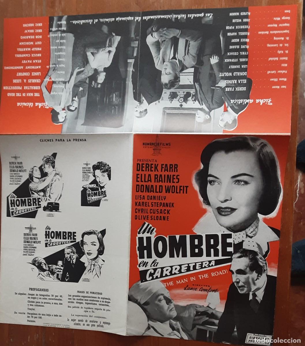 Cine: UN HOMBRE EN LA CARRETERA, DEREK FARR, ELLA RAINES, DONALD WOLFIT.