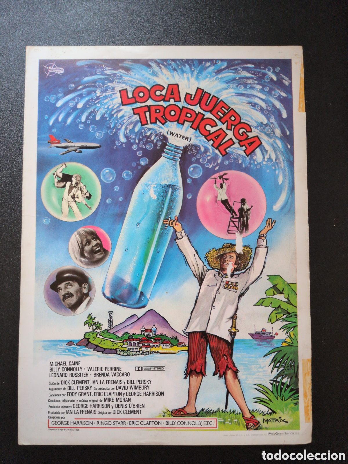 Cinema: Loca juerga tropical Michael Caine, Brenda Vaccaro GUIA CINE ORIGINAL CA92