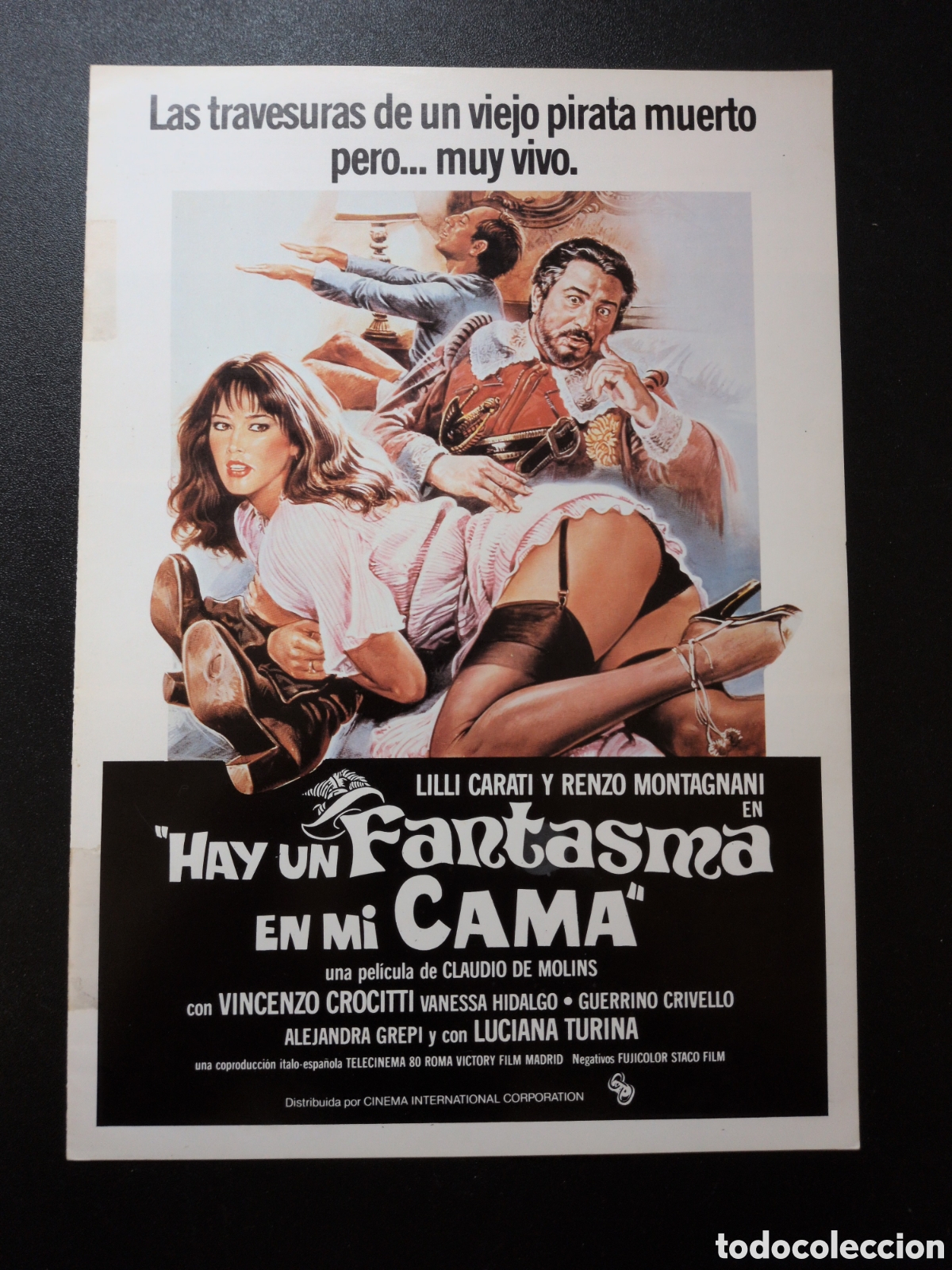 Cinema: HAY UN FANTASMA EN MI CAMA CLAUDIO DE MOLINS GUIA CINE ORIGINAL CA92