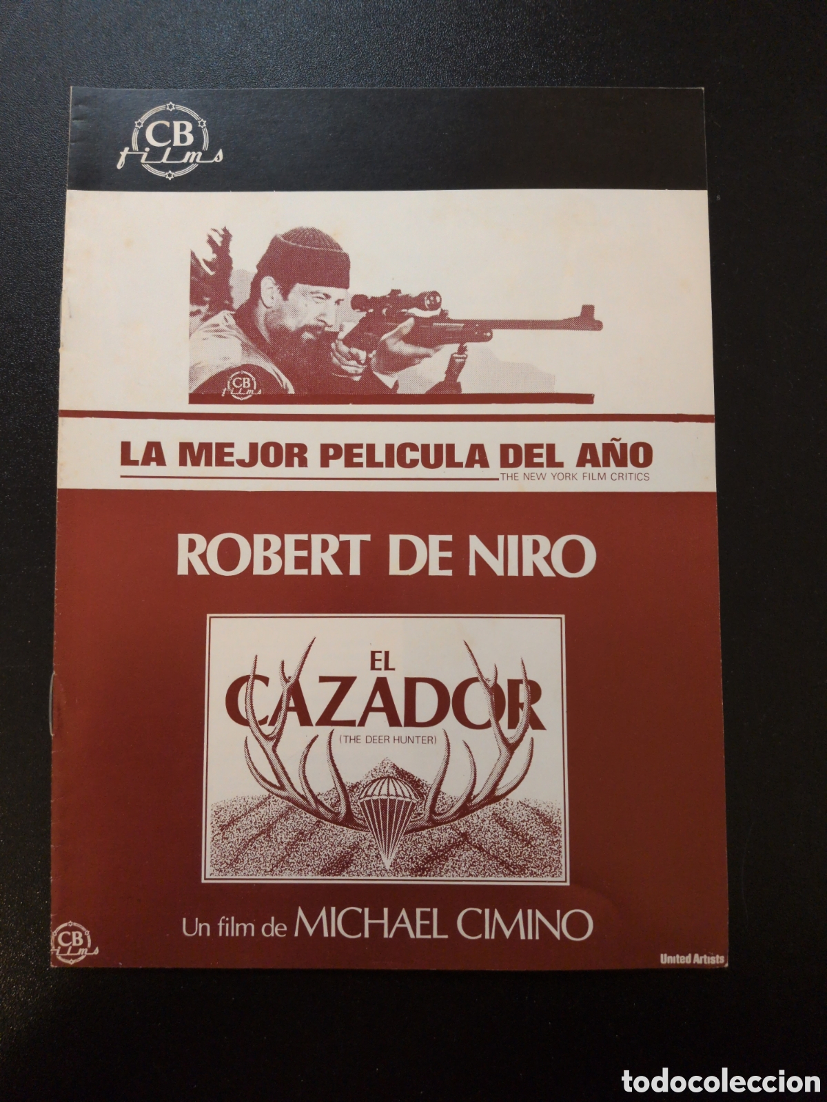 Cine: EL CAZADOR ROBERT DE NIRO GUIA CINE ORIGINAL CA92