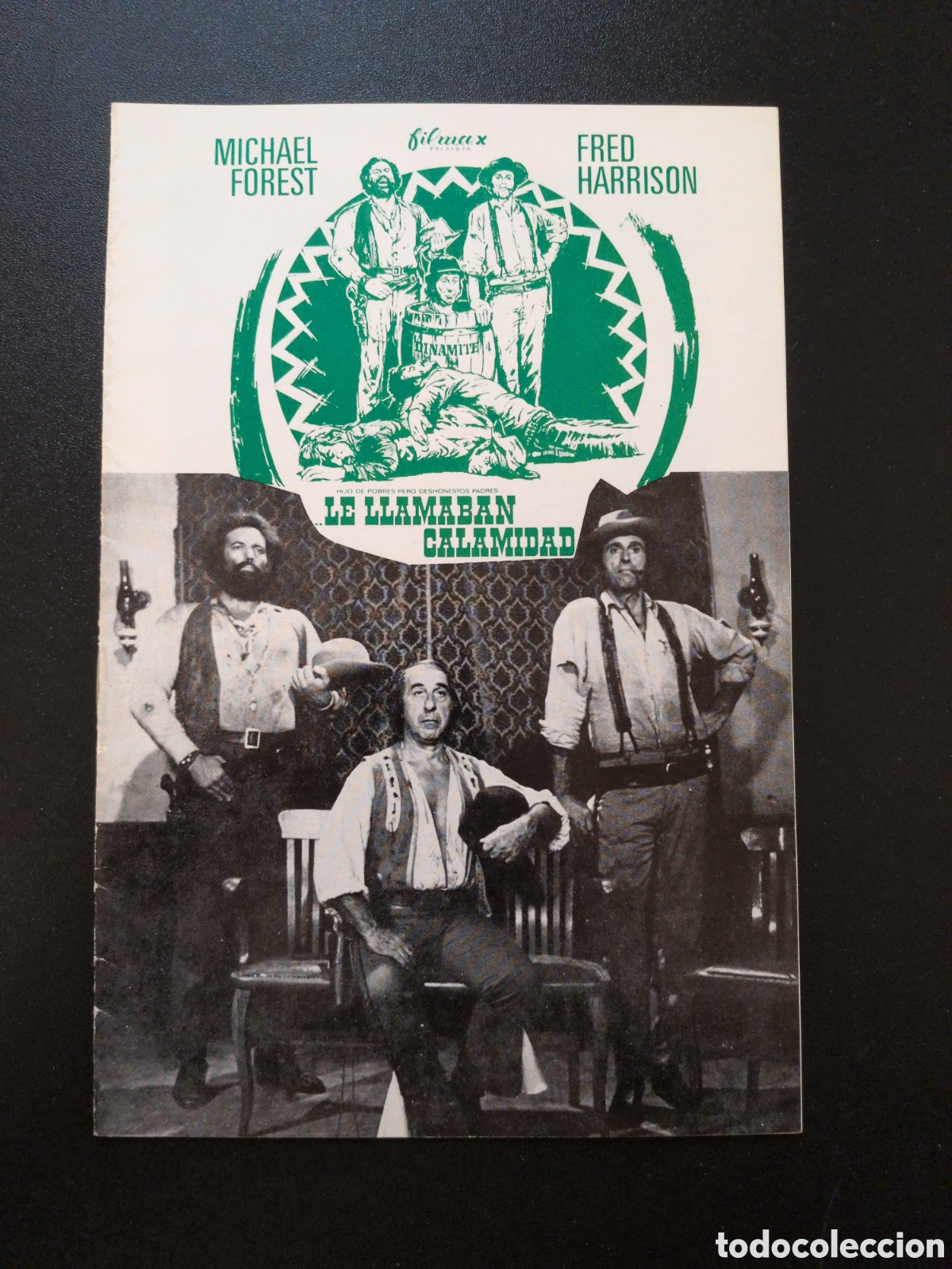 Cine: Le llamaban calamidad - Michael Forest, Fred Harrison, Malisa Longo GUIA CINE ORIGINAL CA92