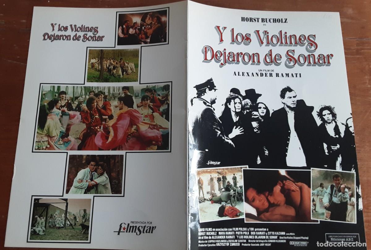 Cine: Y LOS VIOLINES DEJARON DE SONAR, HORST BUCHOLZ, MAYA RAMATI.