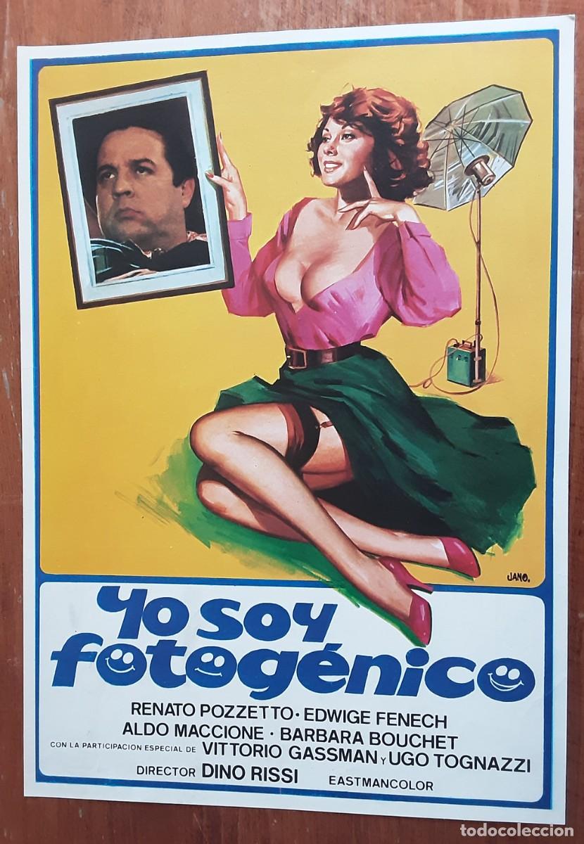 Cine: YO SOY FOTOG&Eacute;NICO, RENATO POZZETTO, EDWIGE FENECH, BARBARA BOUCHET. DIBUJO JANO.
