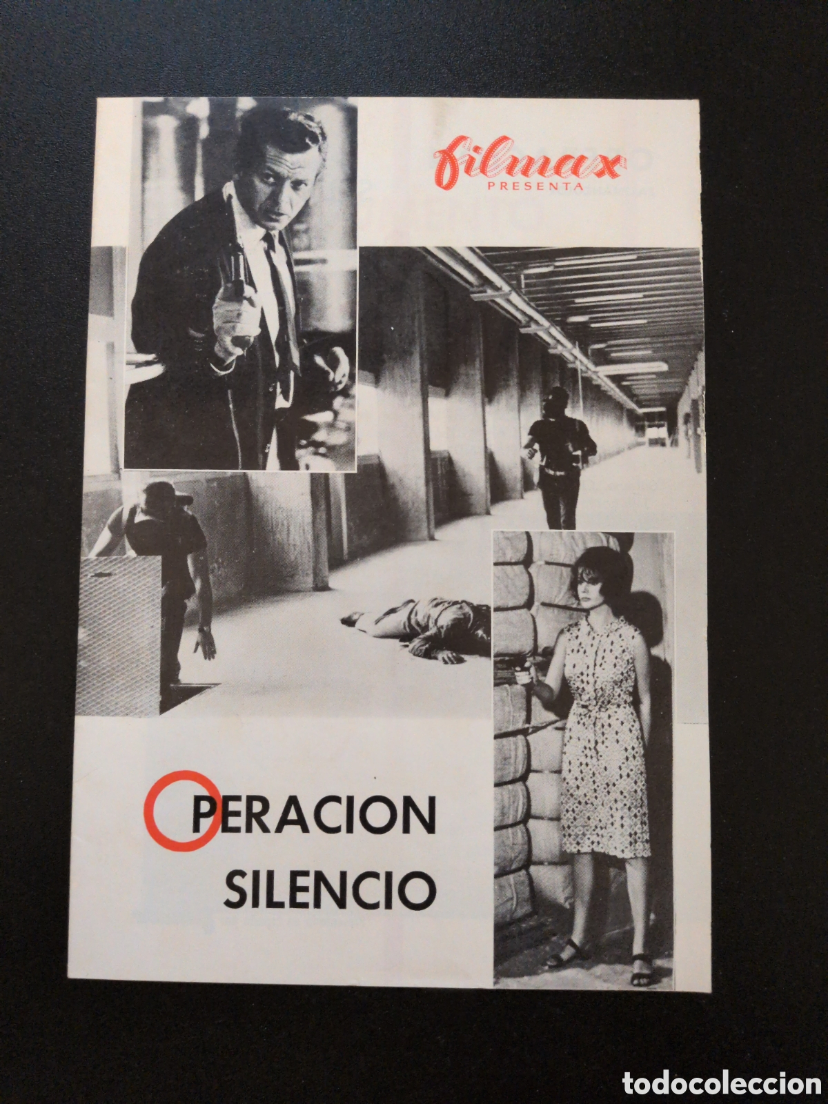 Cine: OPERACION SILENCIO GERARD BARRAY SYLVA KOSCINA GUIA CINE ORIGINAL CA92