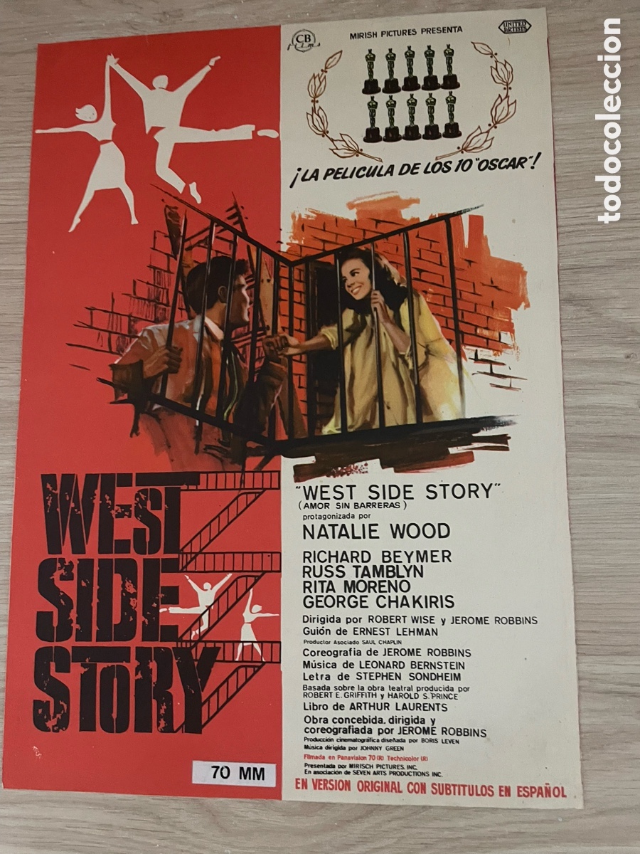 Cine: GU&Iacute;A PUBLICITARIA. WEST SIDE STORY