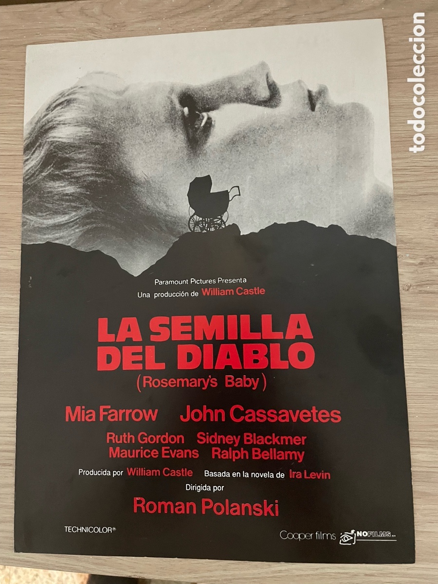 Cine: GU&Iacute;A PUBLICITARIA LA SEMILLA DEL DIABLO