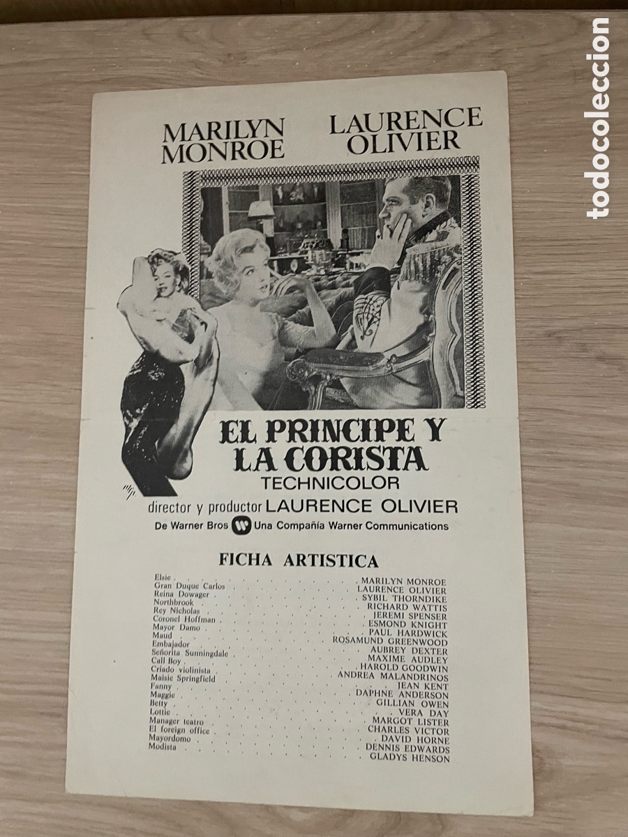 Cine: GU&Iacute;A PUBLICITARIA EL PR&Iacute;NCIPE Y LA CORISTA