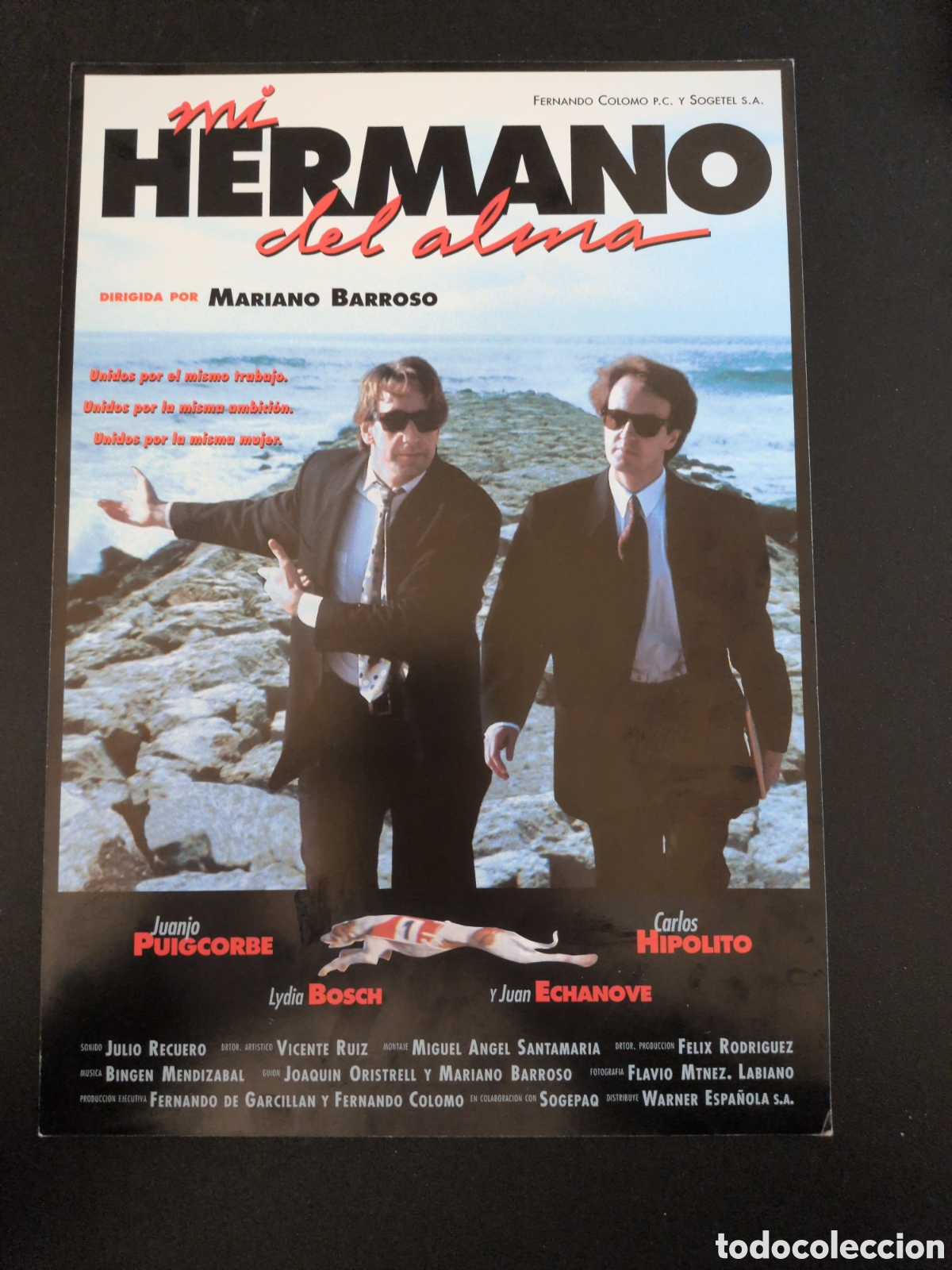Cine: MI HERMANO DEL ALMA JUANJO PUIGCORBE LYDIA BOSCH MARIANO BARROSO GUIA CINE ORIGINAL CA93