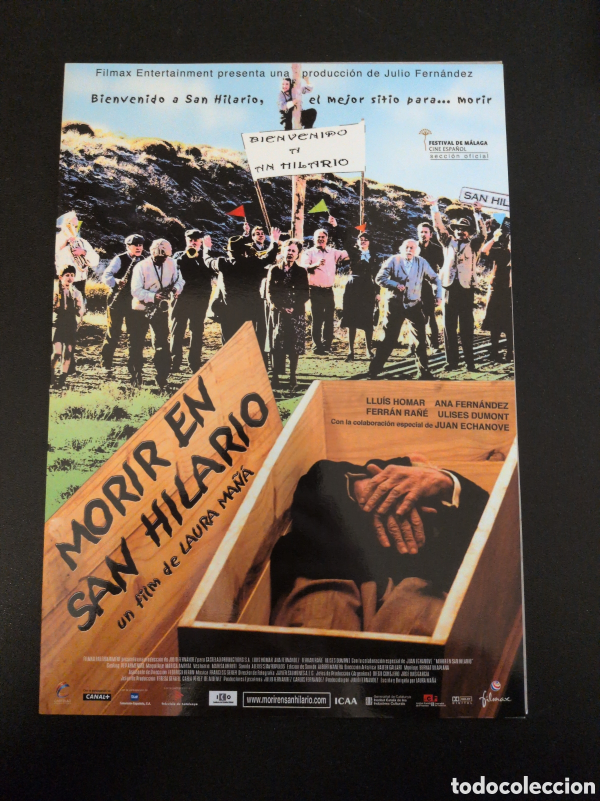 Cine: Morir en San Hilario - Llu&iacute;s Homar, Ana Fern&aacute;ndez, Ferran Ra&ntilde;&eacute; GUIA CINE ORIGINAL CA93