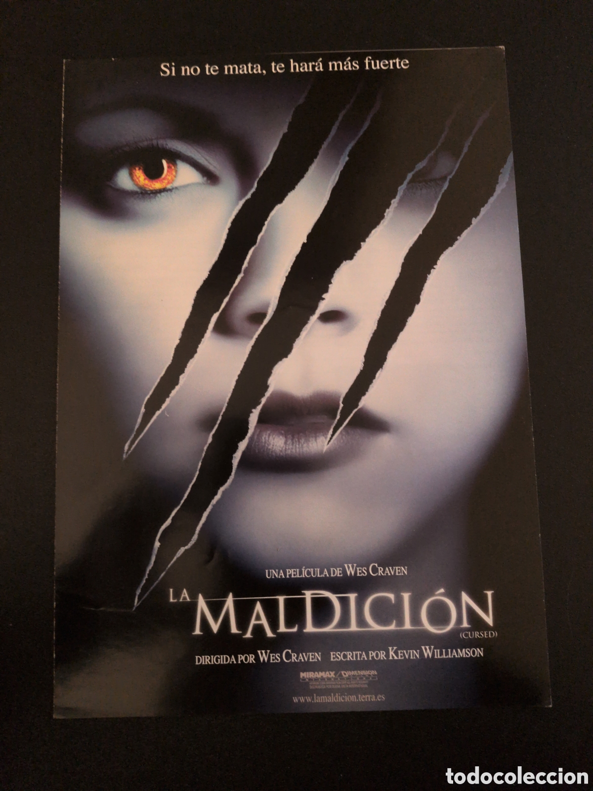 Cine: LA MALDICI&Oacute;N GUIA CINE ORIGINAL CA93
