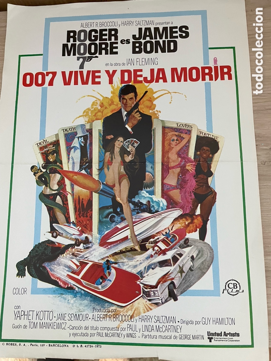Cine: GU&Iacute;A PUBLICITARIA 007 VIVE Y DEJA MORIR