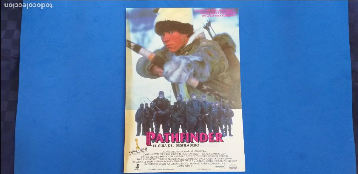 Cine: GUIA SIMPLE: Pathfinder. El guia del desfiladero. CON: Mikkel Gaup, Nils Utsi